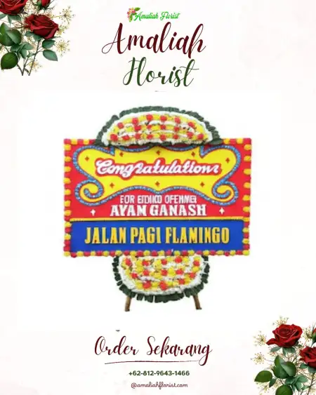Sewa Papan Bunga Woha