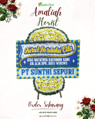 Papan Bunga Duka di Woha