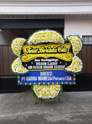 Papan Bunga Duka di Woha